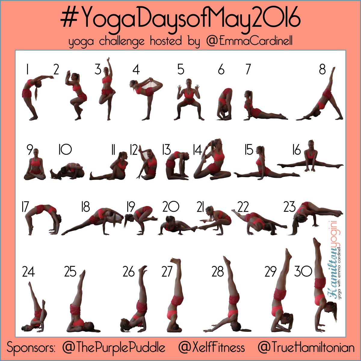 #YogaDaysofMay2016 Yoga Challenge